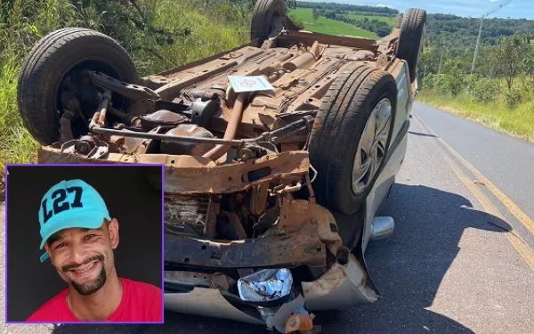 Homem de 32 anos morre após capotar carro entre Jeriquara a Pedregulho