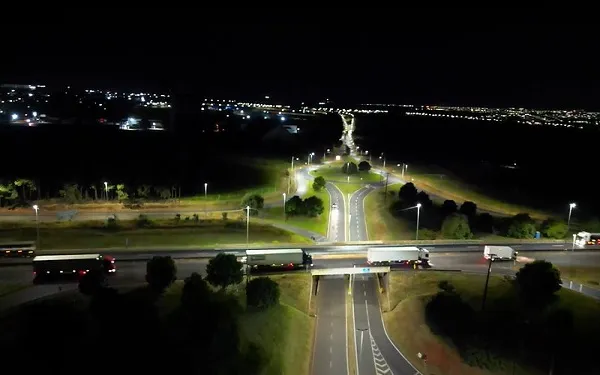 Prefeitura de Uberaba melhora iluminação na Rodovia 050