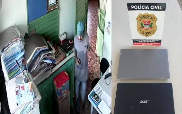 Ladrão invade escola em Igarapava e furta dois notebooks