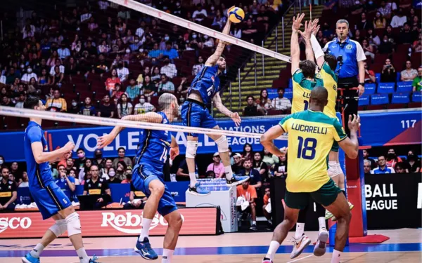 Nas Filipinas, Seleção de Vôlei masculino amarga derrota para Itália
