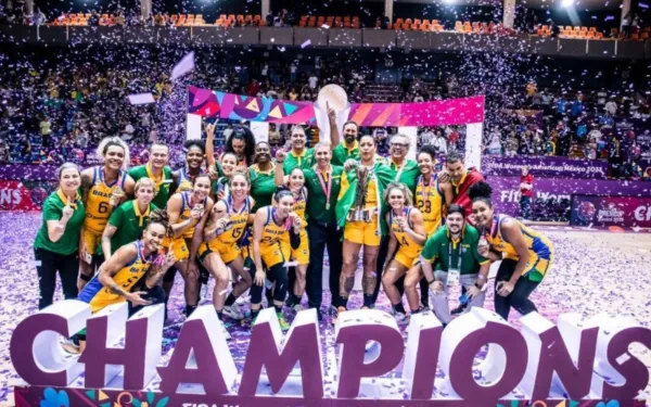 Brasil vence os Estados Unidos e conquista Copa América de basquete