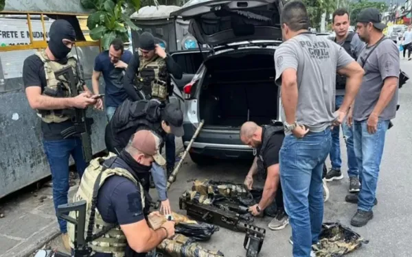 Polícia do Rio recupera 8 de 21 armas furtadas do Exército em Barueri