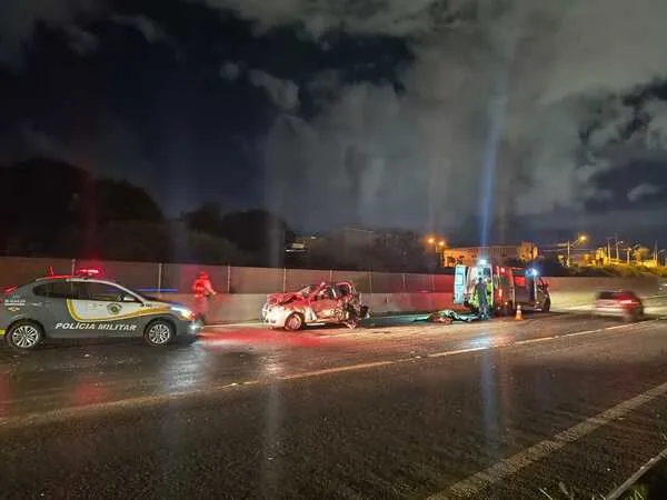 Cavalo solto provoca grave acidente na rodovia Cândido Portinari