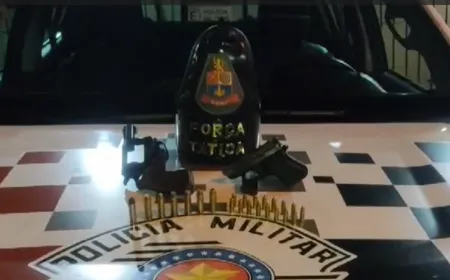 Homem é preso pela Força Tática com armas em chácara na João Traficante; assista