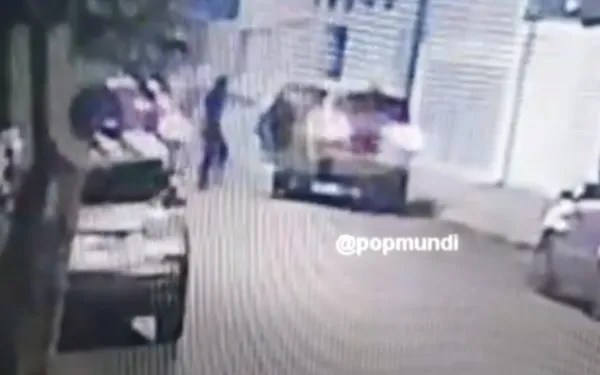 Câmeras flagram assalto no Dermínio; veículo foi levado pelos bandidos