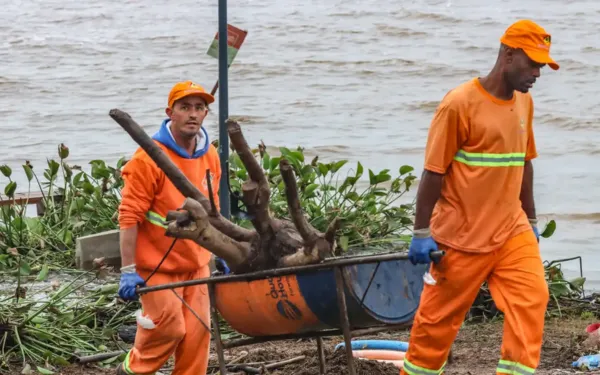 Nível do Guaíba fica abaixo da cota de inundação pela 1ª vez em um mês