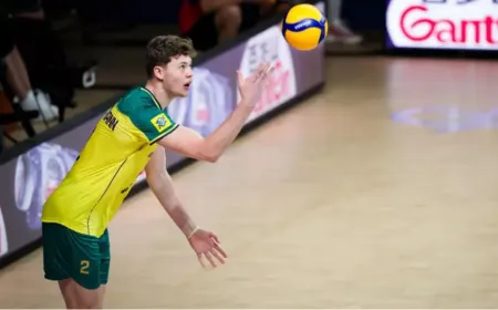 Brasil vence Alemanha por 3 sets a 0 na Liga das Nações Masculina