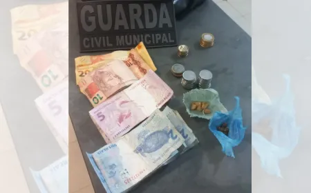 Casal é preso pela GCM por tentativa de furto e tráfico de drogas no Centro