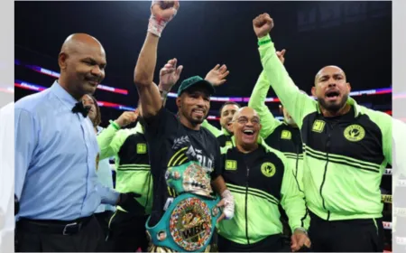 Robson Conceição se consagra campeão mundial de boxe profissional