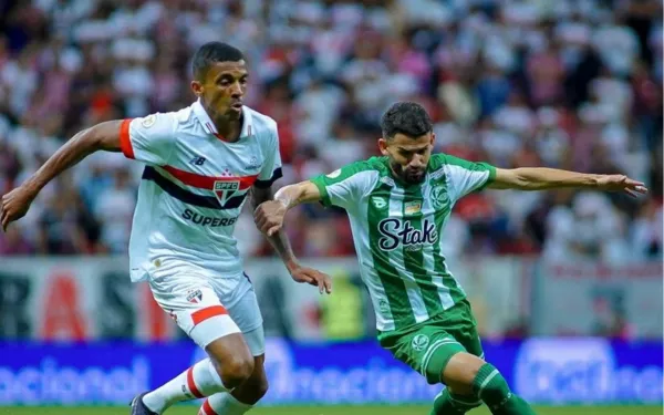 São Paulo empata com Juventude e deixa G4 do Brasileirão