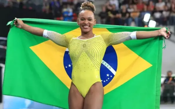 Rebeca Andrade é prata em Paris