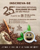 25º Concurso Estadual Qualidade do Café de São Paulo