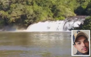 Jovem desaparece após entrar em cachoeira e mobiliza equipes de resgate na região
