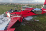 Avião cai durante manobra acrobática e mata empresário e piloto na região